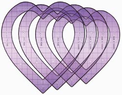 Fiskars ShapeTemplates Super Size 4pc Hearts