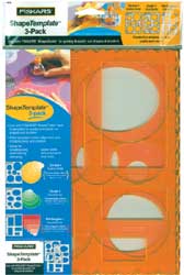 Fiskars ShapeTemplate - Circles, Ovals & Rectangles