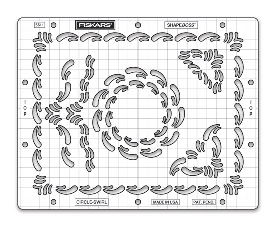 Fiskars ShapeBoss Stencil Set - Circles Swirls