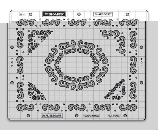 Fiskars ShapeBoss Stencil Set - Ovals Elegant