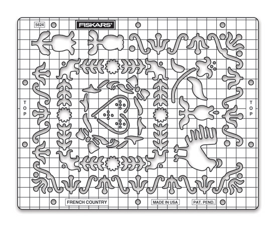 Fiskars ShapeBoss Stencil Set - French Country