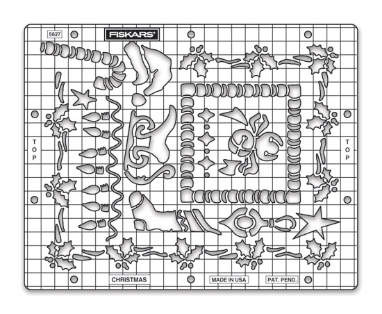 Fiskars ShapeBoss Stencil Set - Christmas