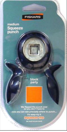 Fiskars Squeeze Punch - Block Party - Large