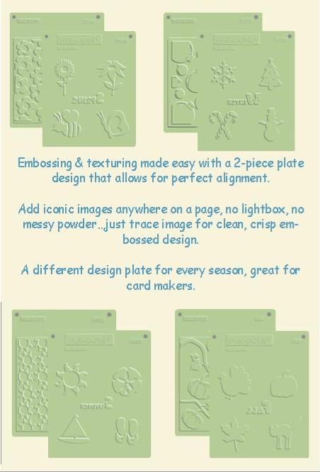 Fiskars Seasonal Texture and Embossing Plates