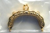 Purse Frame/Clasp - 2" Gold