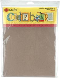 Grafix Medium Weight 8.5x11 Chipboard Sheets Pkg/6