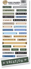 HOTP Cardstock Stickers - Ribbon Fragments