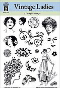 HOTP Acrylic Stamps - Vintage Ladies