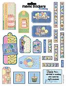 HOTP Fabric Stickers - Birthday Stickers