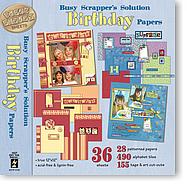 HOTP Busy Scrapper's Solution - Birthday Papers - 12x12