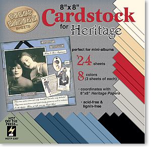 HOTP Paper - 8x8 Heritage Cardstock