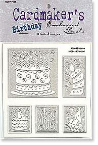 HOTP Cardmaker's Embossed Focals Birthday Tinted