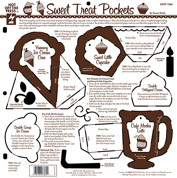 HOTP Template - 12x12 - Sweet Treat Pockets