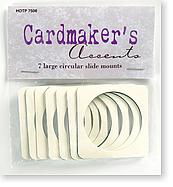 HOTP Cardmaker's Accents Slide Mounts Circle Large 7 pc