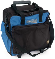 Heartland Scraptote Rolling Organizer - Black/Blue