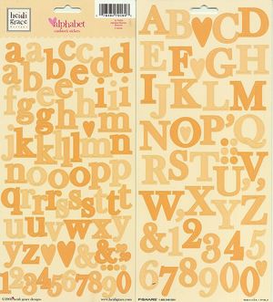 Heidi Grace Designs - Alphabet Cardstock Stickers - Bouquet