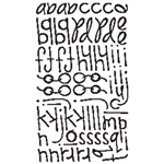 Heidi Swapp Rub-on Letters Print - Black