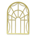 Heritage Handcrafts Brass Stencils -  Arched Web Window