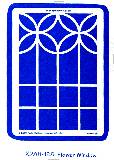 Heritage Handcrafts Brass Stencils - Flower Window