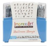 ImpressArt Stamp Set 3mm - Ballroom Boogie Lowercase