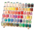 June Tailor Mini-Mega-Rak II Wooden Thread 60 Spool Rack