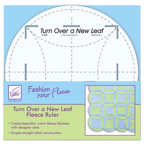 June Tailor Template - Turn over a New Leaf