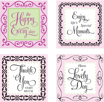 Just Rite Stampers - Do It Yourself - Be Happy Borders & Centers Square