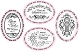 JustRite Rejoice Borders & Centers Set Oval