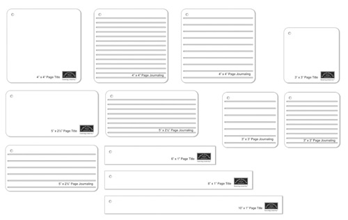 Karen Foster Basics Map-a-page Layout Templates