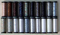 Kreinik Blending Filament Color Stash - Black, Brown & White