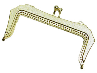 Lacis Purse Frame without Chain 3.5" Silver or Gold Plated