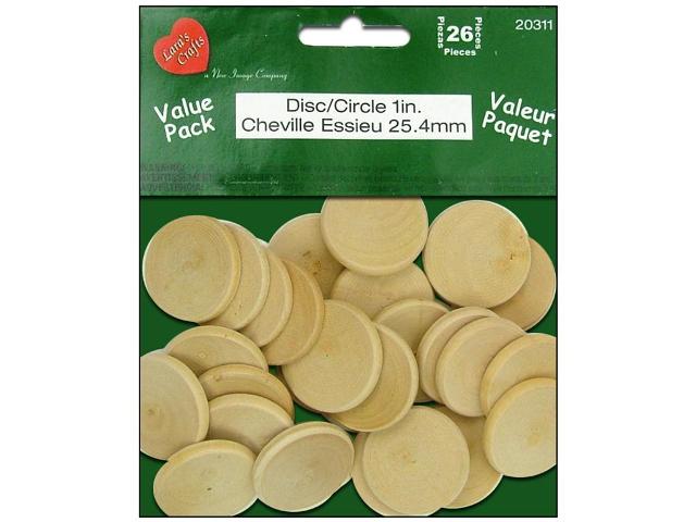 Lara's Crafts - Wood Circles, 1"