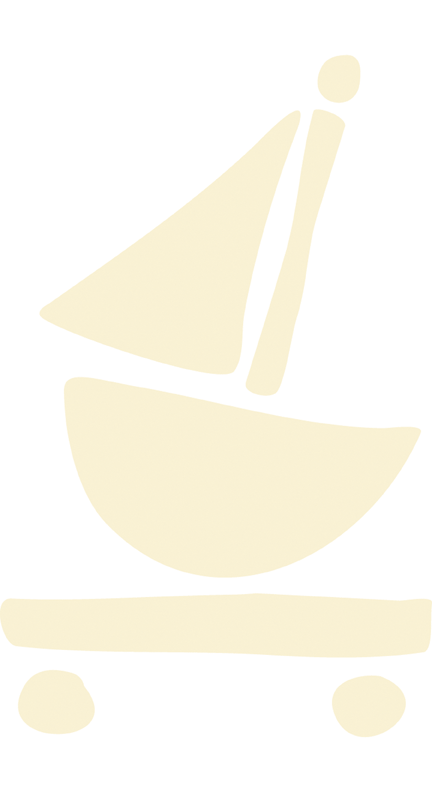 Lasting Impressions Brass Stencil - Toy Sailboat