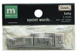 Making Memories Details Eyelet Words - Baby