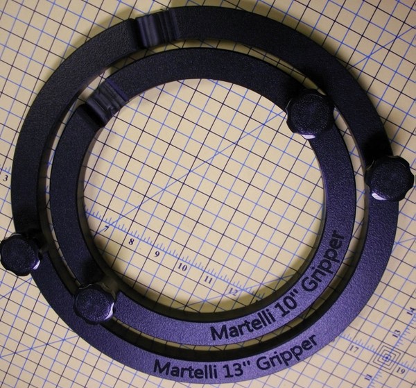 Martelli Gripper Quilting Hoops for Mid and Long Arm Machines Set of (2) 10in and 13in