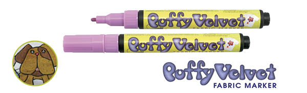 Marvy Uchida Puffy Velvet Fabric Marker - Single Markers