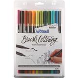 Uchida Le Plume II Double-Ended Brush Lettering Marker Set 12/Pkg - Natural