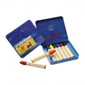 Stockmar Wax Stick Crayons Standard Tin Case - 8 Assorted