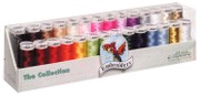 Mettler Poly Sheen Polyester Metallic & Fine Cotton Embroidery Thread Set 40wt & 60wt