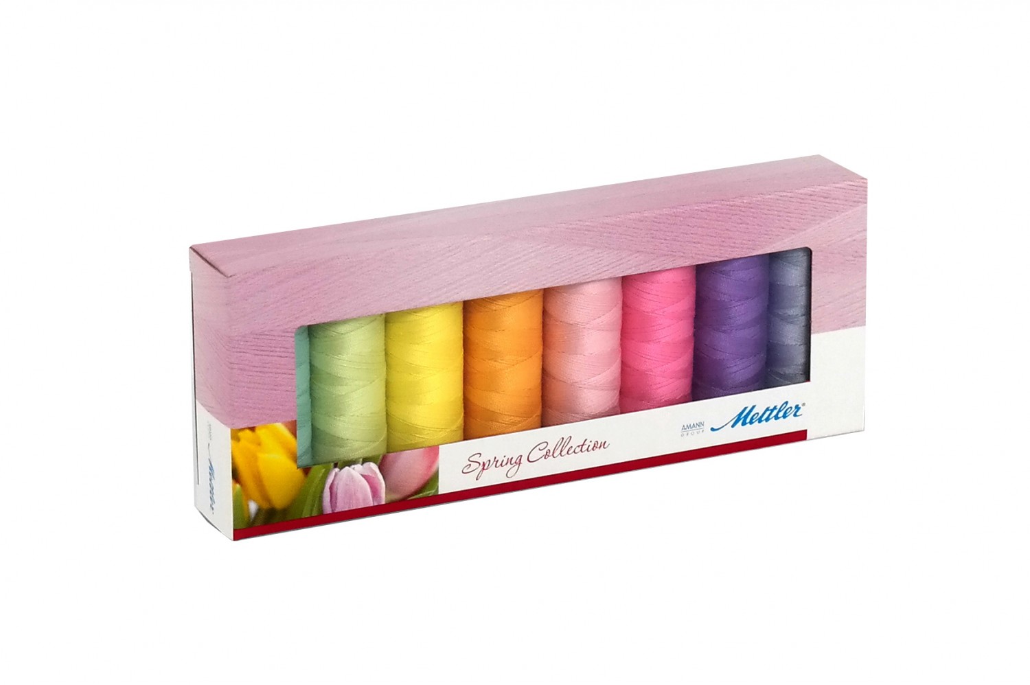 Mettler Silk Finish Cotton Thread Set 8 Spools Spring