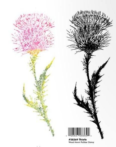 Fred Mullett Rubber Stamps - Thistle