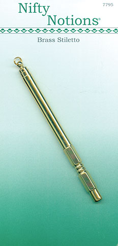 Nifty Notions Brass Stiletto