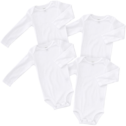 Carter's 100% Cotton Onesies BodySuit - 4 Pack