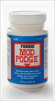 Plaid Mod Podge Fabric 8 oz