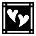 The Punch Bunch Square Picture Frames - Hearts