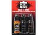 Ranger Melt Art Heat It Dye Inks  3pc - Majestic Gems