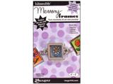 Ranger Inkssentials Memory Frames for Memory Glass - 1" Square - Polished Chrome