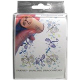 Rubber Stamp Tapestry Fabric Stamp Set - Dancing Dragonflies