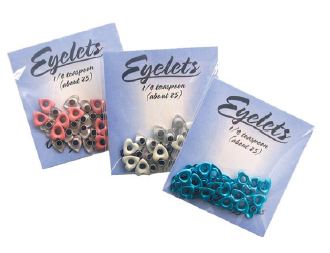 ScrapArts Eyelets 1/8 Heart 25 pc - Metallic Turquoise