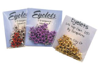 ScrapArts Eyelets 1/8 Star 25 pc - Purple